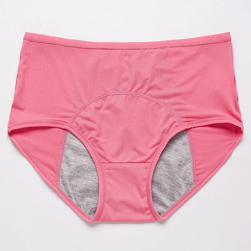 Leak-Proof Period Panties | High-Waist Menstrual Briefs | Reusable Incontinence Underwear for Women