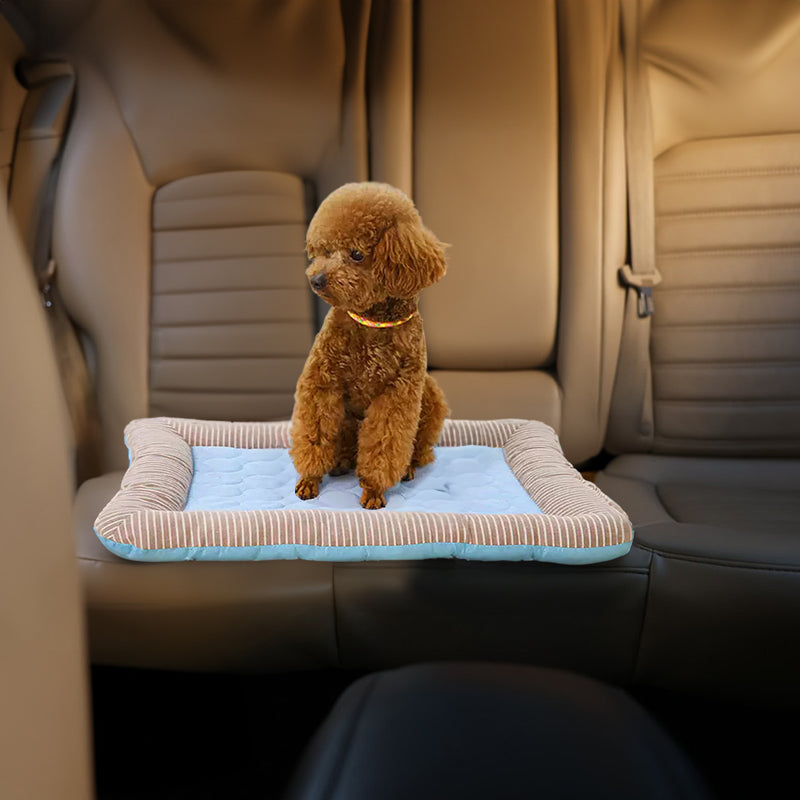 Cooling Pet Mat for Dogs & Cats | Ice Silk Summer Pad | Breathable & Soft