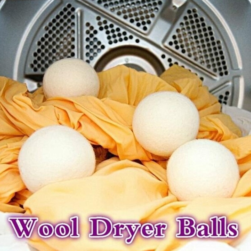 Wool Dryer Balls | Set of 6 | Natural Fabric Softener Alternative