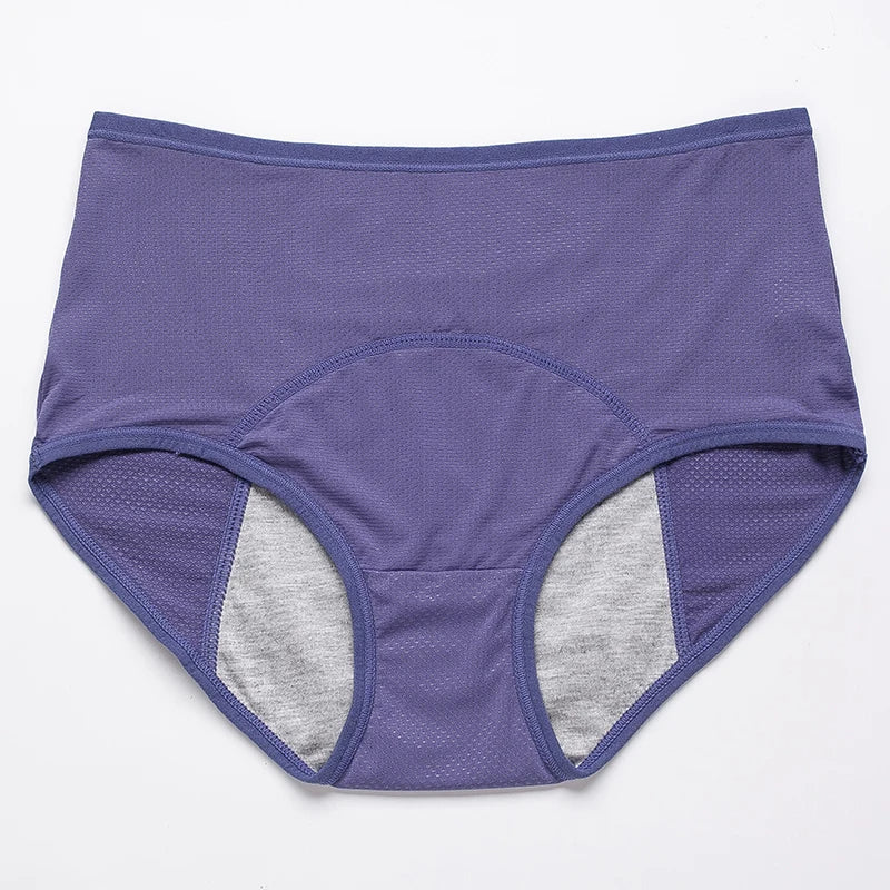Leak-Proof Period Panties | High-Waist Menstrual Briefs | Reusable Incontinence Underwear for Women