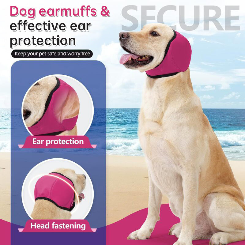 Dog Ear Muffs | Calming & Waterproof Snood for Dogs