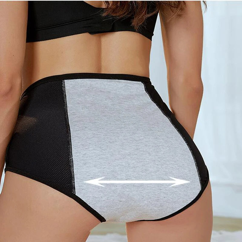 Leak-Proof Period Panties | High-Waist Menstrual Briefs | Reusable Incontinence Underwear for Women