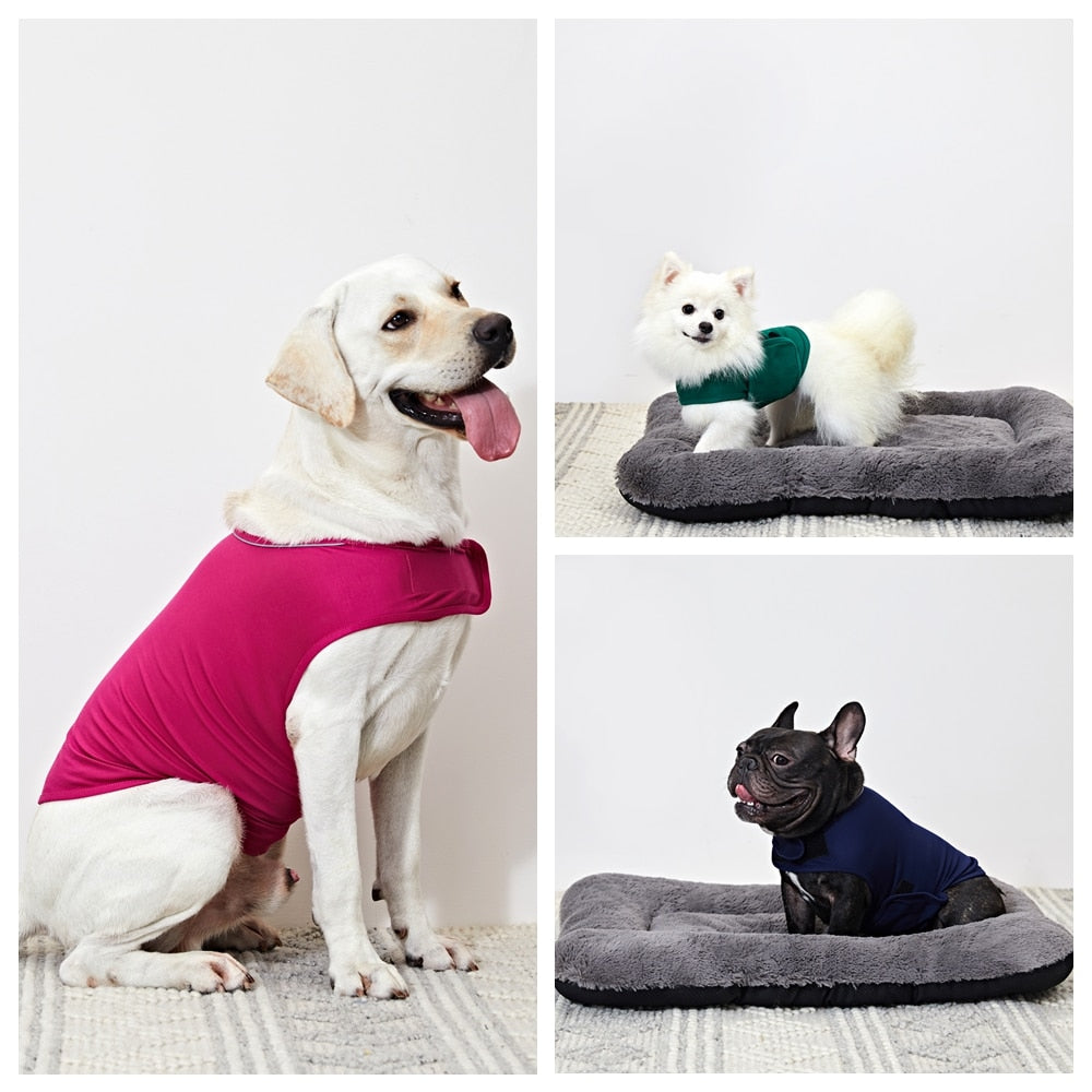 Dog Anxiety Vest Calming Thunder Shirt - Stress Relief Wrap Jacket for Dogs & Cats
