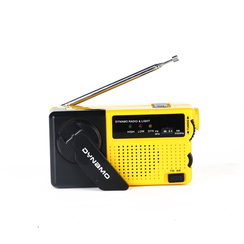 Emergency Hand-Crank Radio & LED Flashlight | AM/FM, Siren & Rechargeable Battery | Survival Essential