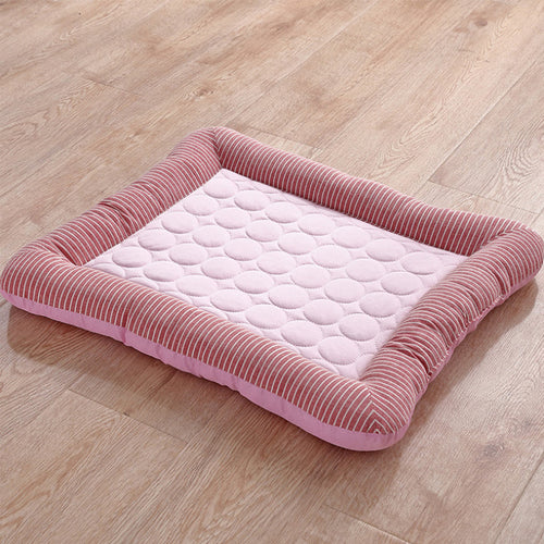 Cooling Pet Mat for Dogs & Cats | Ice Silk Summer Pad | Breathable & Soft