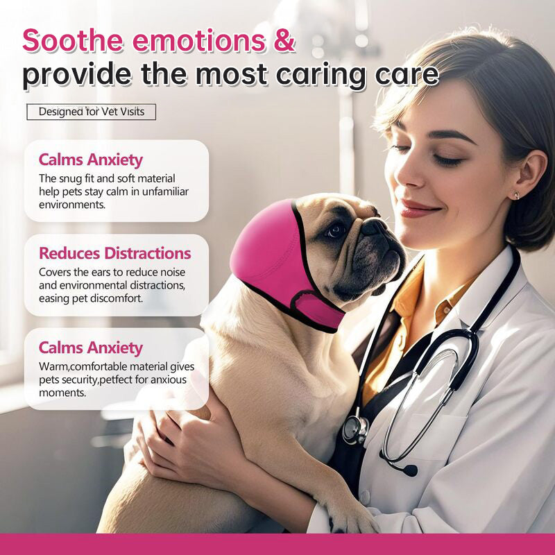 Dog Ear Muffs | Calming & Waterproof Snood for Dogs
