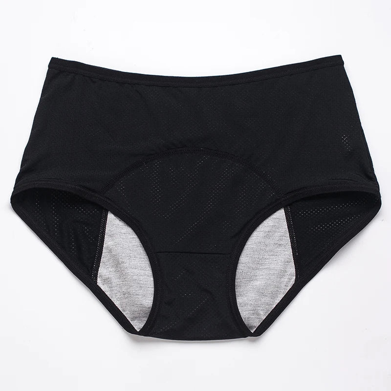 Leak-Proof Period Panties | High-Waist Menstrual Briefs | Reusable Incontinence Underwear for Women