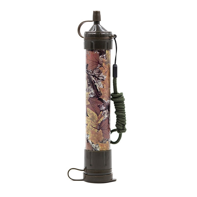 Portable Water Filter Straw | 0.01-Micron Hollow Fiber Purifier | 1000L Survival & Outdoor Filtration