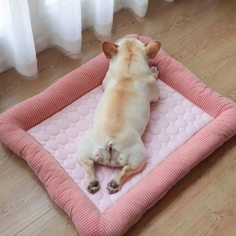 Cooling Pet Mat for Dogs & Cats | Ice Silk Summer Pad | Breathable & Soft