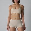Cotton Bralette & Seamless Shorts Set | Soft Everyday Underwear for Women