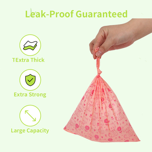 Biodegradable Dog Waste Bags - Leak-Proof Eco-Conscious Pet Cleanup Bags