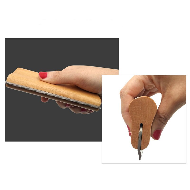 Wood Groom Brush | Professional Pet Deshedding Grooming Tool