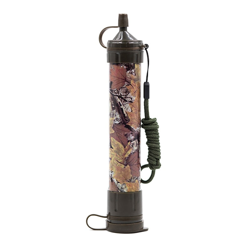 Portable Water Filter Straw | 0.01-Micron Hollow Fiber Purifier | 1000L Survival & Outdoor Filtration