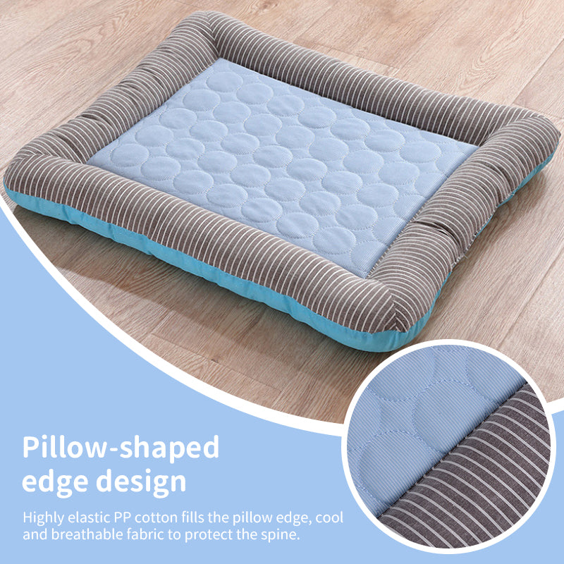 Cooling Pet Mat for Dogs & Cats | Ice Silk Summer Pad | Breathable & Soft