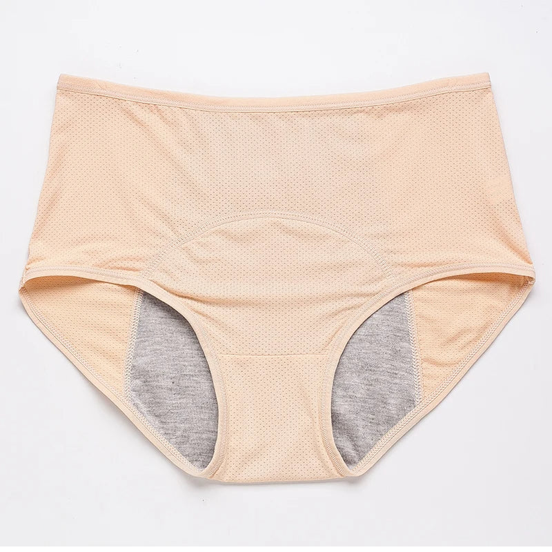 Leak-Proof Period Panties | High-Waist Menstrual Briefs | Reusable Incontinence Underwear for Women