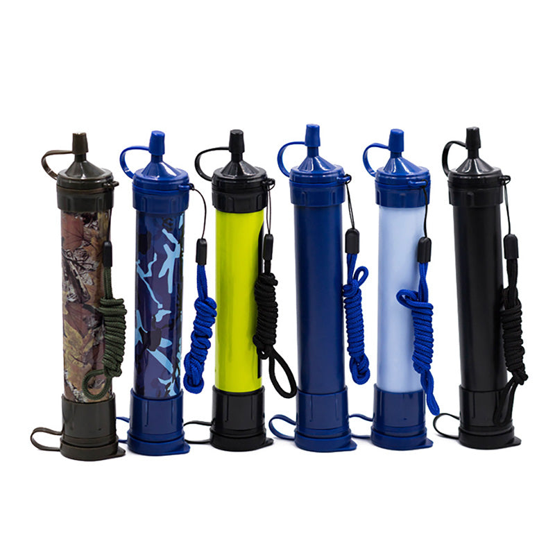 Portable Water Filter Straw | 0.01-Micron Hollow Fiber Purifier | 1000L Survival & Outdoor Filtration