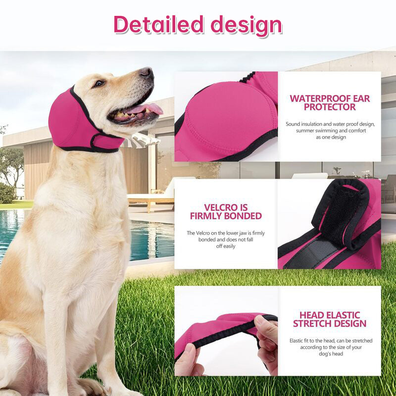 Dog Ear Muffs | Calming & Waterproof Snood for Dogs