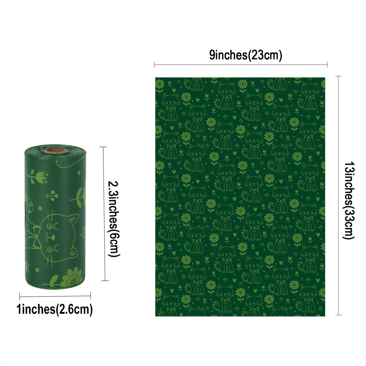 Biodegradable Dog Waste Bags - Leak-Proof Eco-Conscious Pet Cleanup Bags