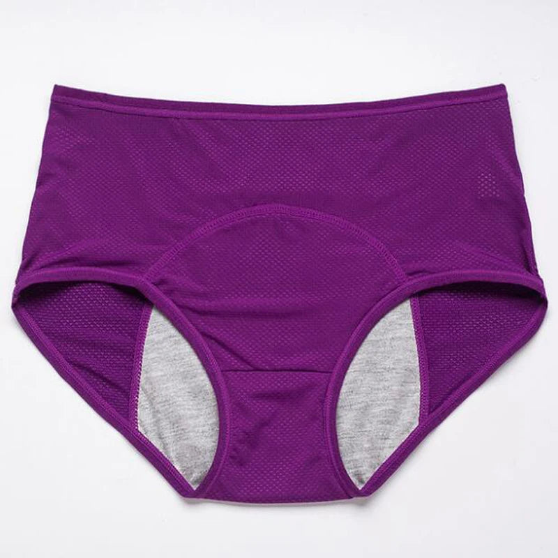 Leak-Proof Period Panties | High-Waist Menstrual Briefs | Reusable Incontinence Underwear for Women