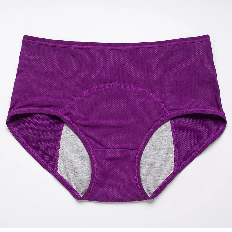 Leak-Proof Period Panties | High-Waist Menstrual Briefs | Reusable Incontinence Underwear for Women
