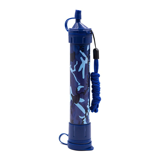 Portable Water Filter Straw | 0.01-Micron Hollow Fiber Purifier | 1000L Survival & Outdoor Filtration