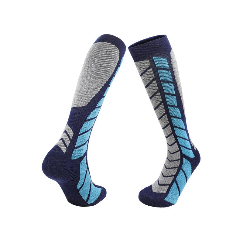 Merino Wool Ski & Snow Socks | Thick Warm Long Tube Towel Bottom Socks for Skiing, Snowboarding & Outdoors